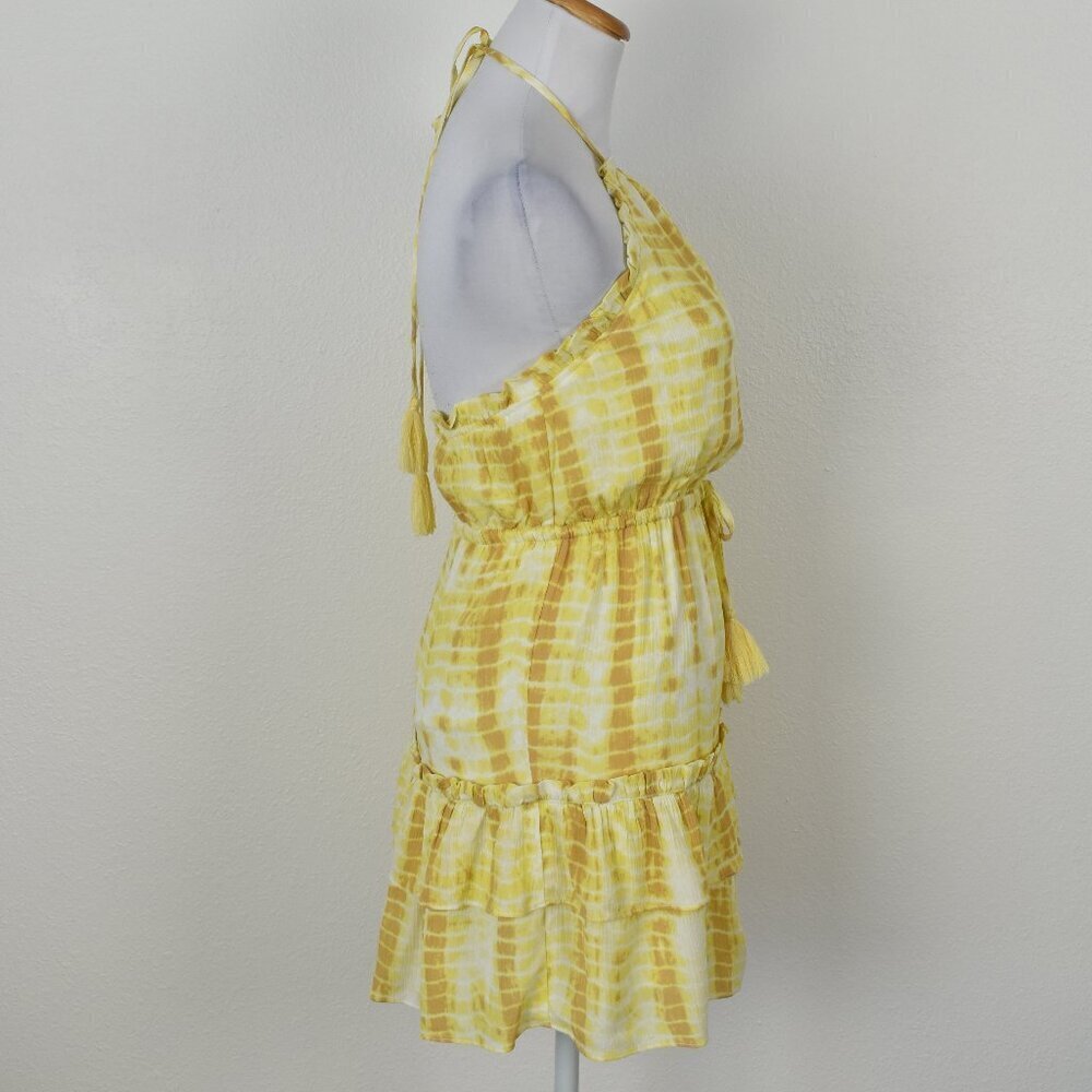 Majorelle Baker Halter Dress Tie Dye Yellow - XS - Picture 10 of 10